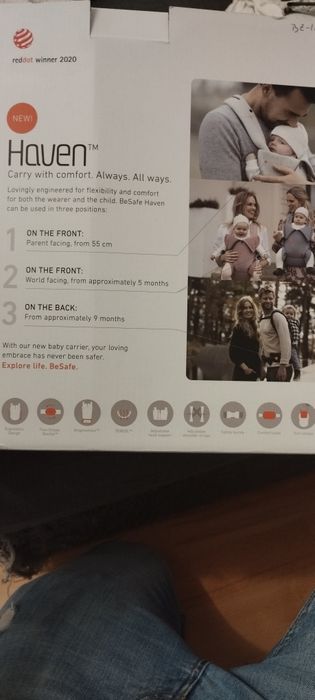 Porta bebê novo  várias posições