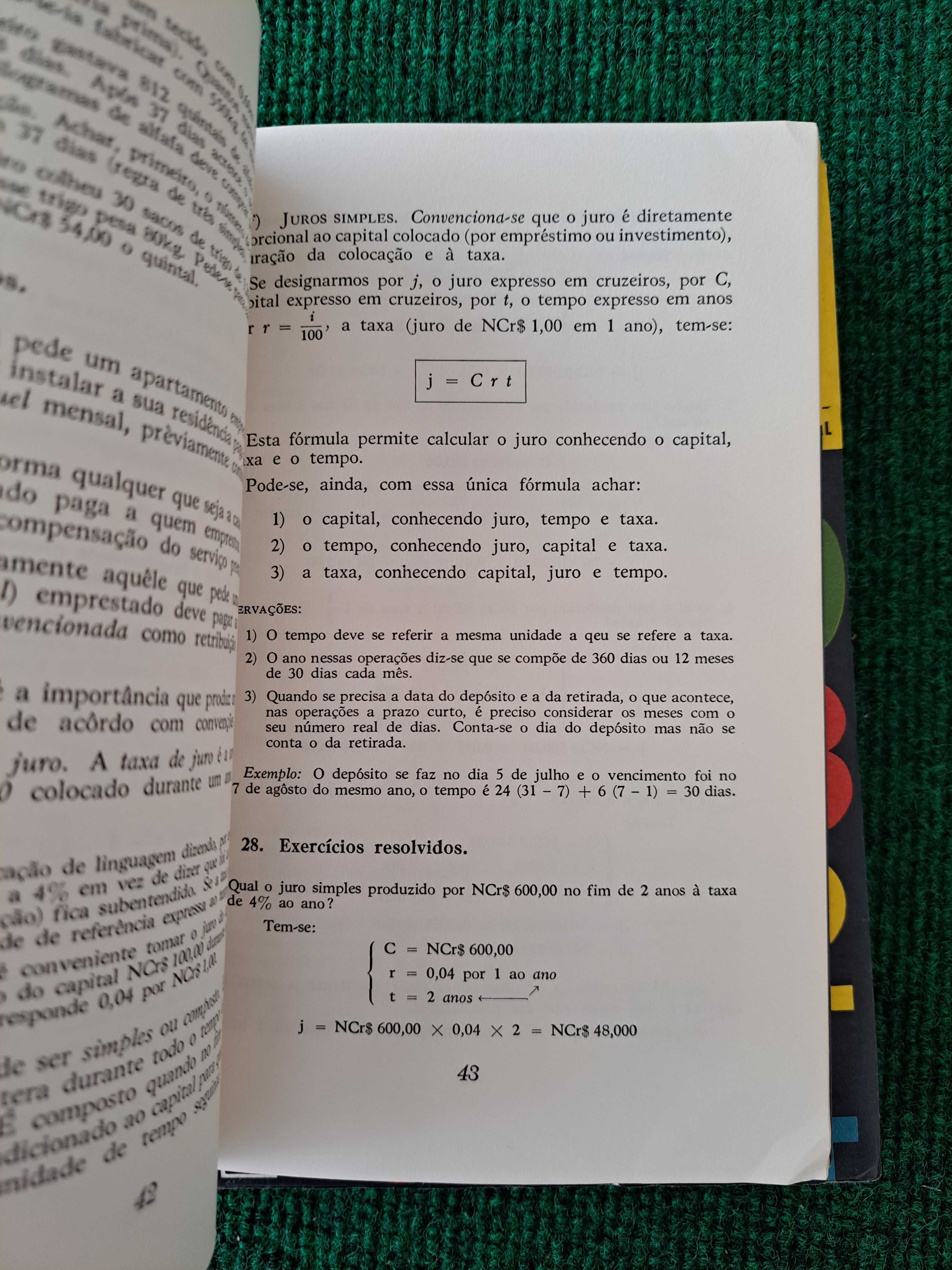 Matemática Moderna - 4 Volumes - Agrícolas Bethlem