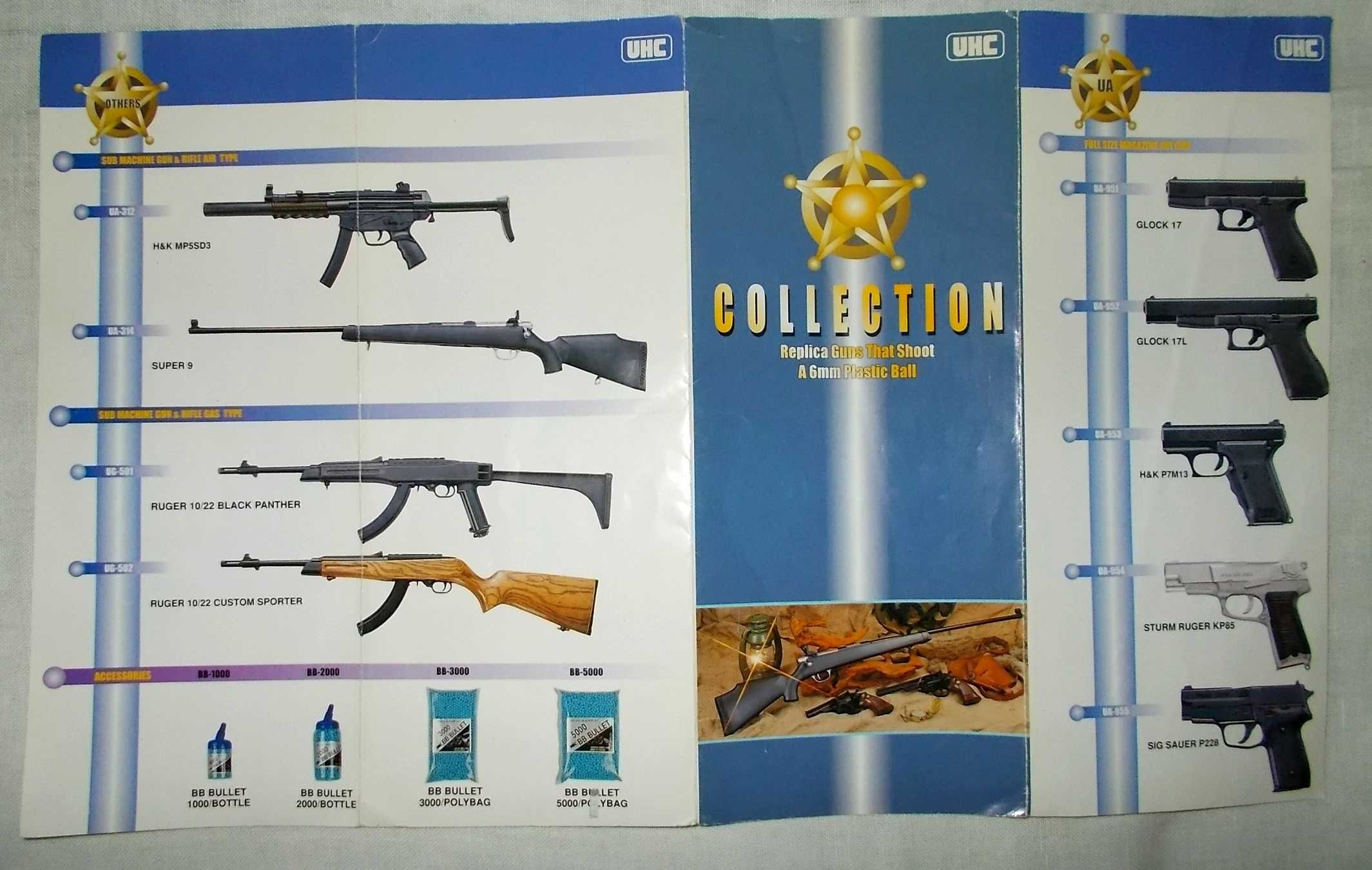Vintage - Katalog replik ASG firmy UHC - 1999r.