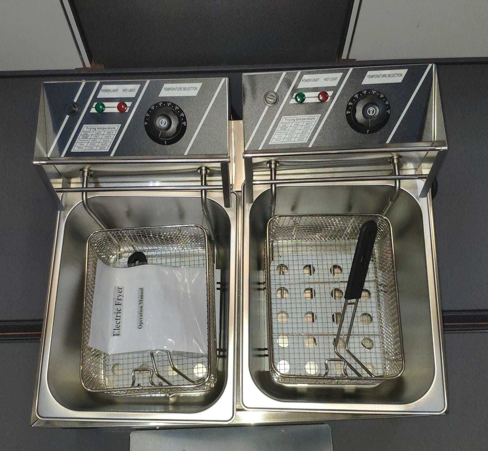 Fritadeira Eléctrica 8+8L NOVA