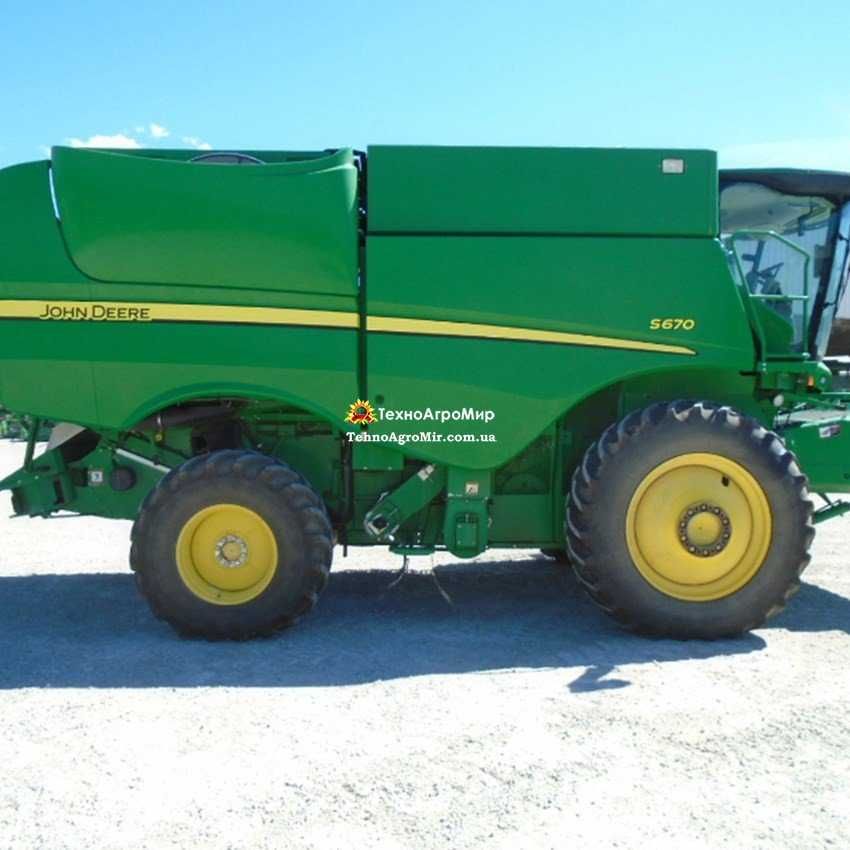 Комбайн John Deere S670, 2012 г.в.