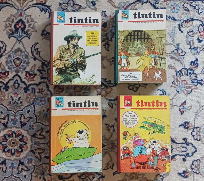 Tintin Coleção de Fascículos - Volumes 13, 14, 17 e 20