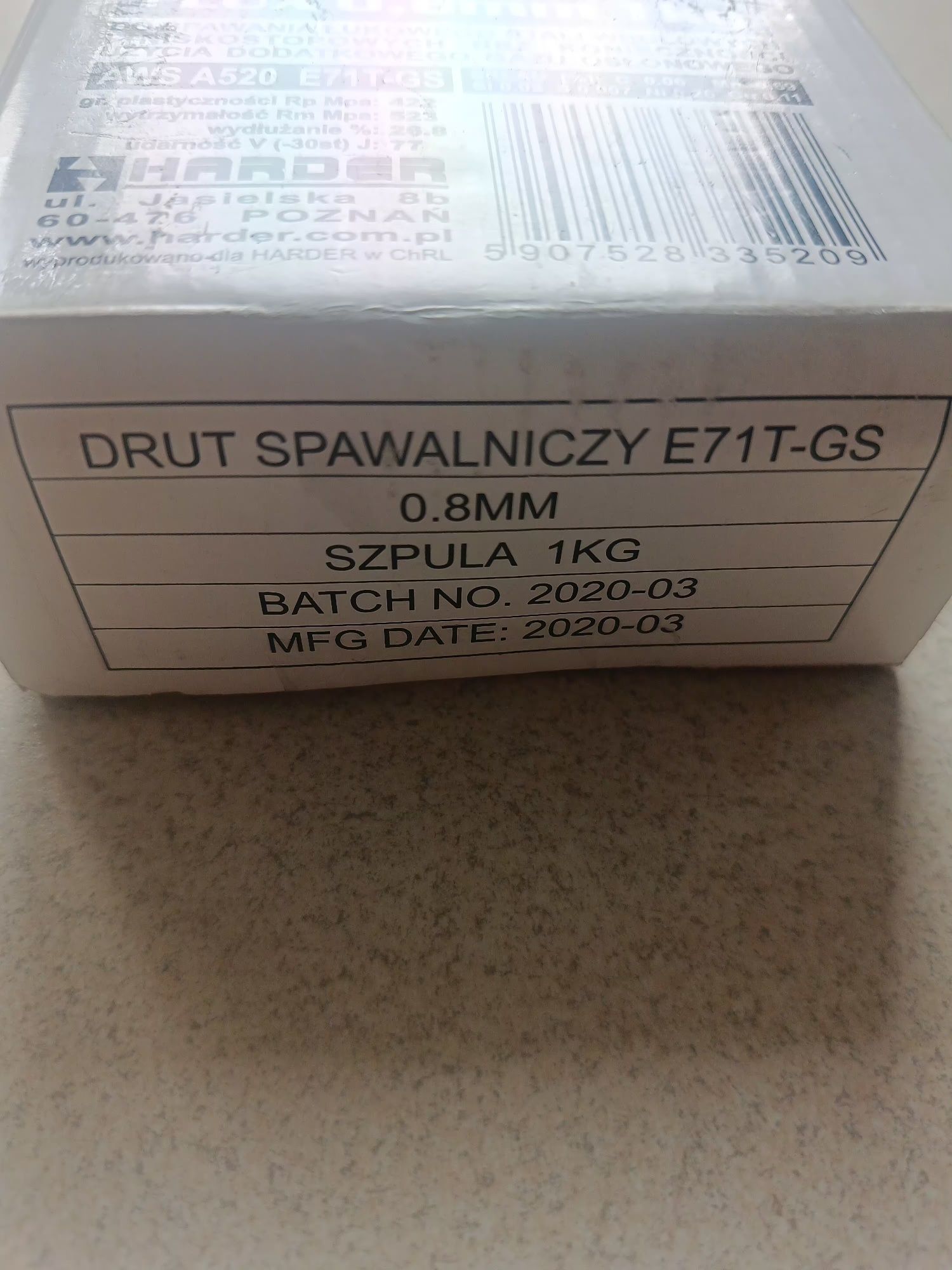 Drut spawalniczy FLUX 0,8mm 1kg rdzeniowy do FCAW PIROTEC