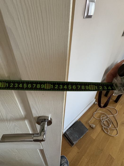 Drzwi sosnowe wewnętrzne pałne drewniane 80 i 70 cm