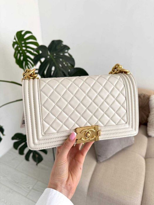 сумочка  Chanel Boy Beige Gold
Арт. P10162