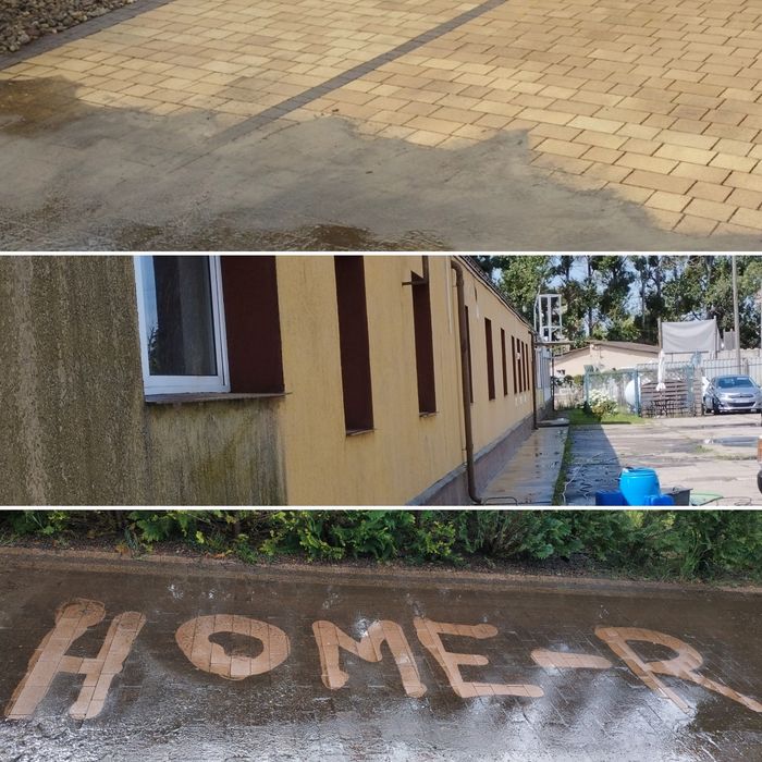 Mycie, czyszczenie-elewacja, kostka, dach. Wycena i zadowolenie GRATIS