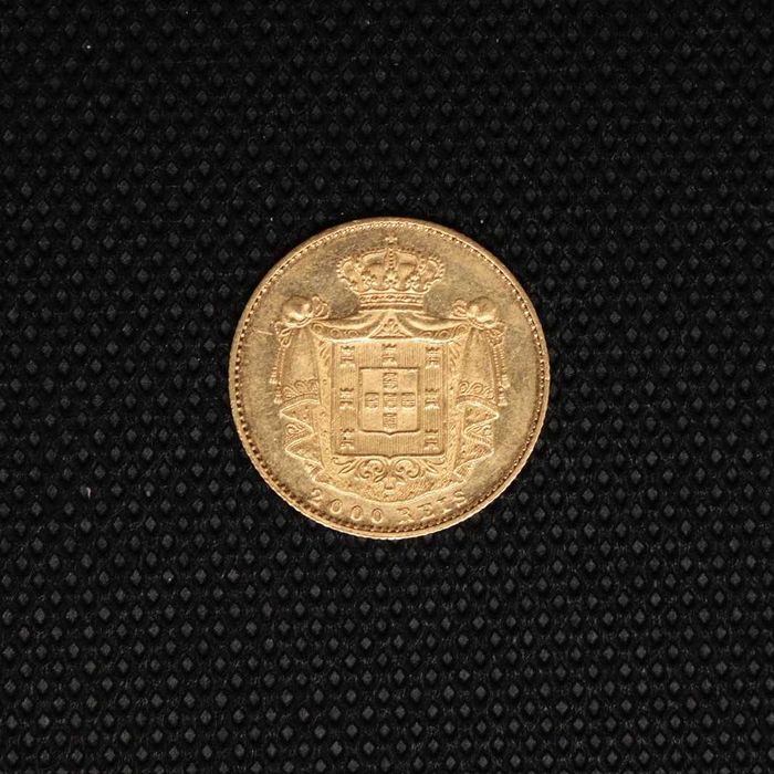 moeda de ouro 2000 Reis 1881