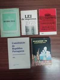 Livros Constituição da República Portuguesa (x5)