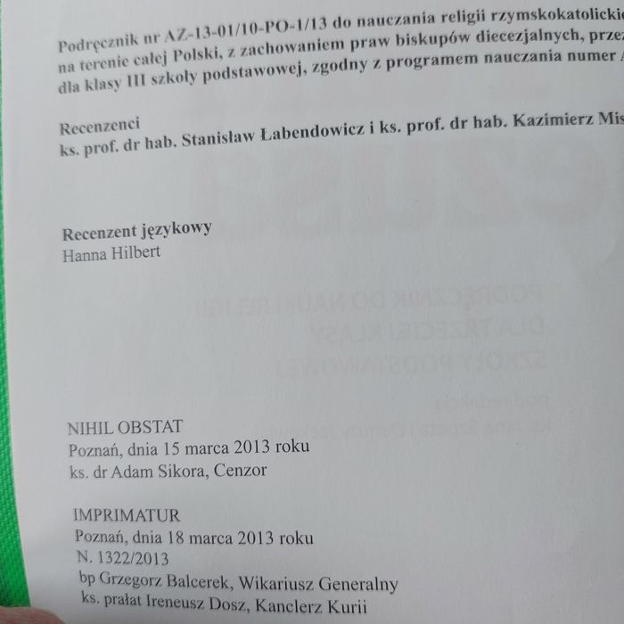 Książka  do religii kl 3  Przyjmujemy Pana Jezusa