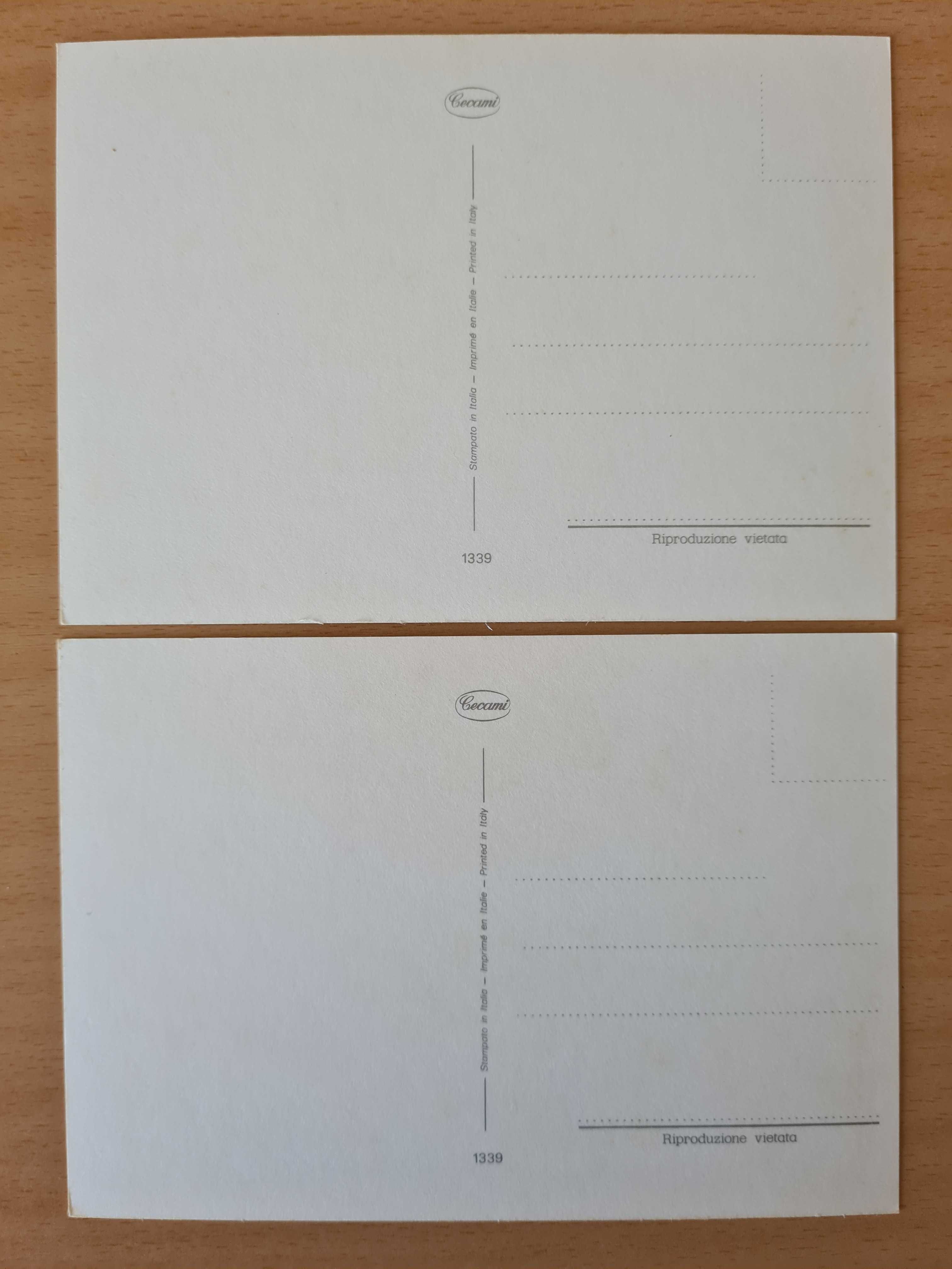 2 postais ilustrados da Cecami