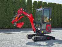 AUGER NM-18, SILNIK KUBOTA, ROZSUWANE PODWOZIE  minikoparka, 3 ŁYŻKI, chwytak, szybkozłącze, /Yanmar/JCB/SANY/