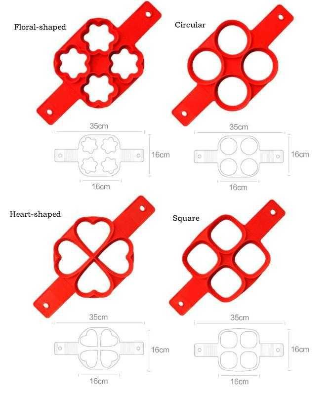 Силіконова форма для приготування оладок, млинців, сирників яєць