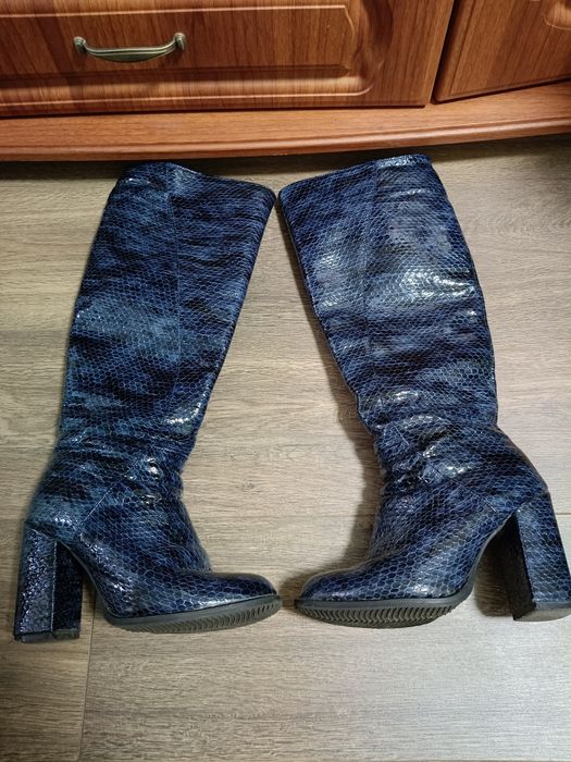 Сапоги,черевики жіночі,р.37, Шкіряні,еврозима.