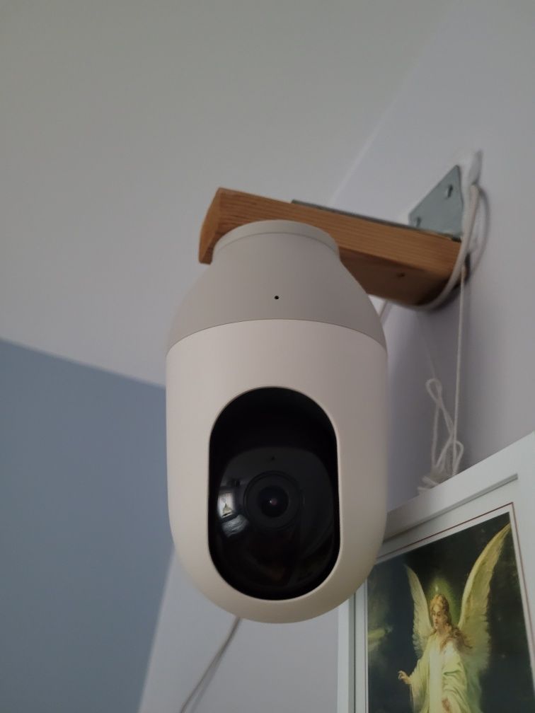 Elektroniczna niania kamera, Alexa/google assistant nooie cam 360