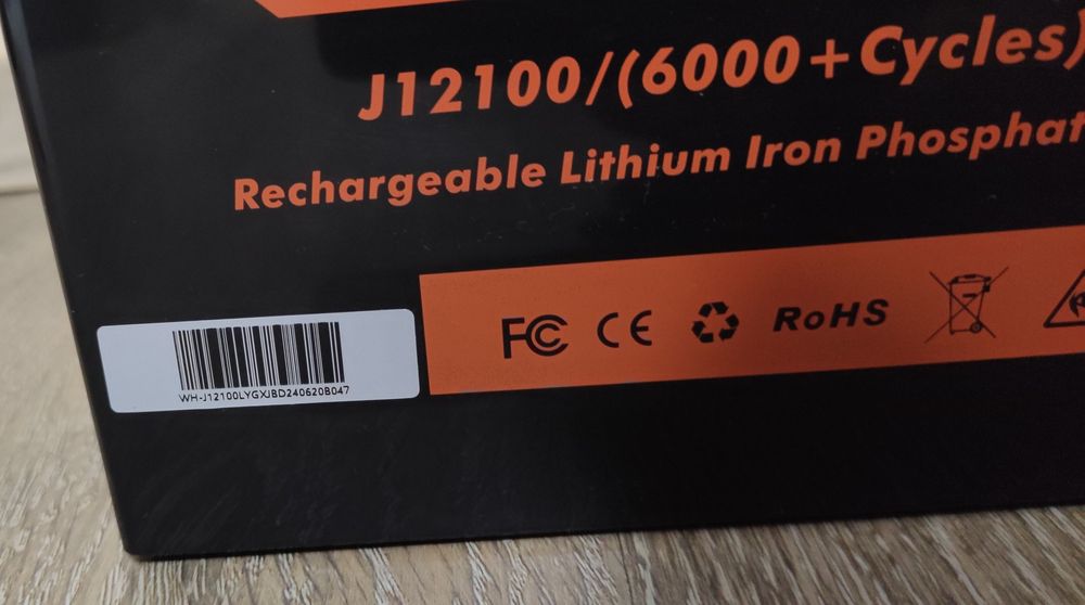 В наявності! Акумулятор JSDSOLAR 12V 100Аг 100Ah