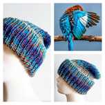 Piękna Zawijana Ciepła Miękka Beanie Czapka_DOSTĘPNA OD RĘKI