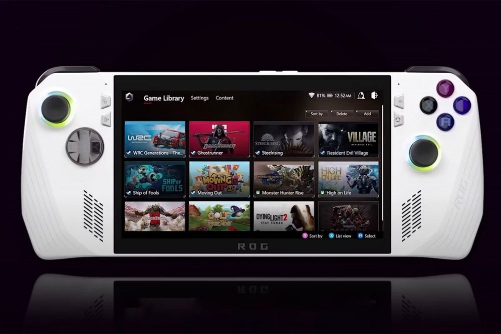 Consola asus Rog ally z1 extreme