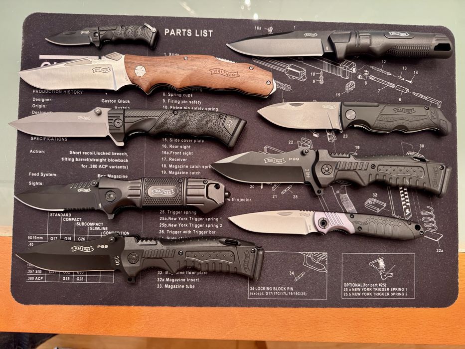 Facas/ navalhas Walther