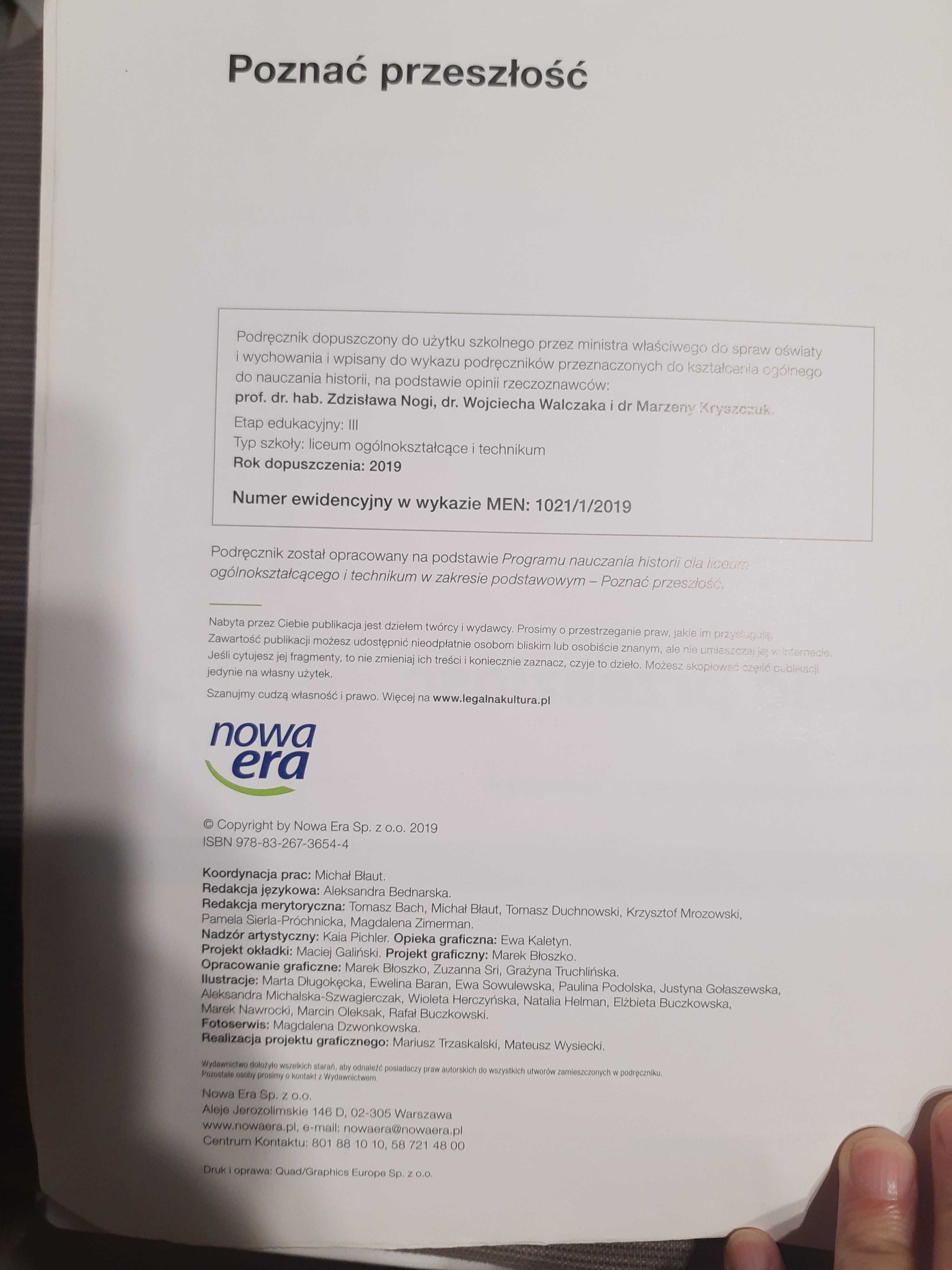 Poznać przeszłość 1/zakres podstawowy/Nowa Era