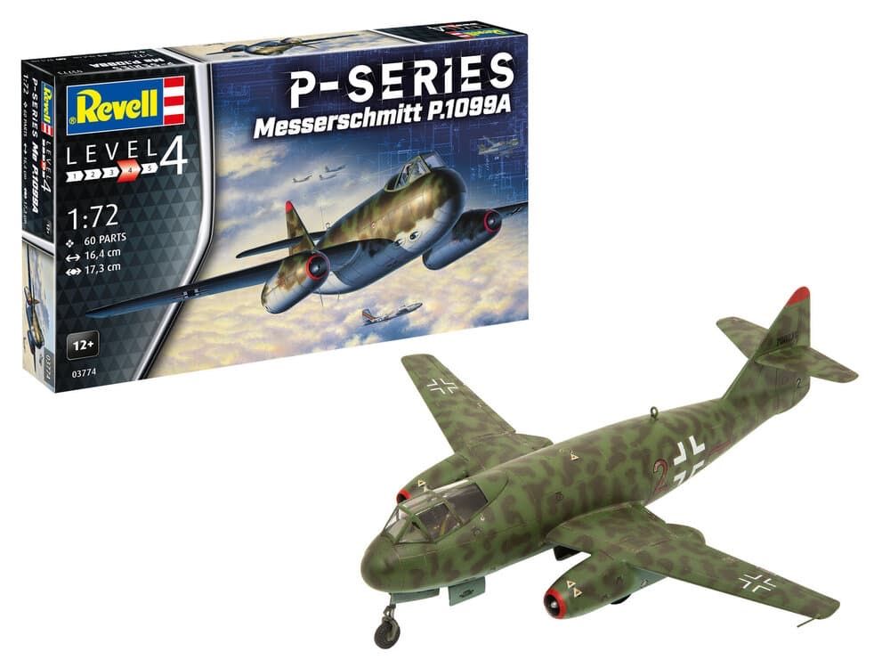 Samolot model 1/72 Revell 03774 MESSERSCHMITT P.1099A-P-SER