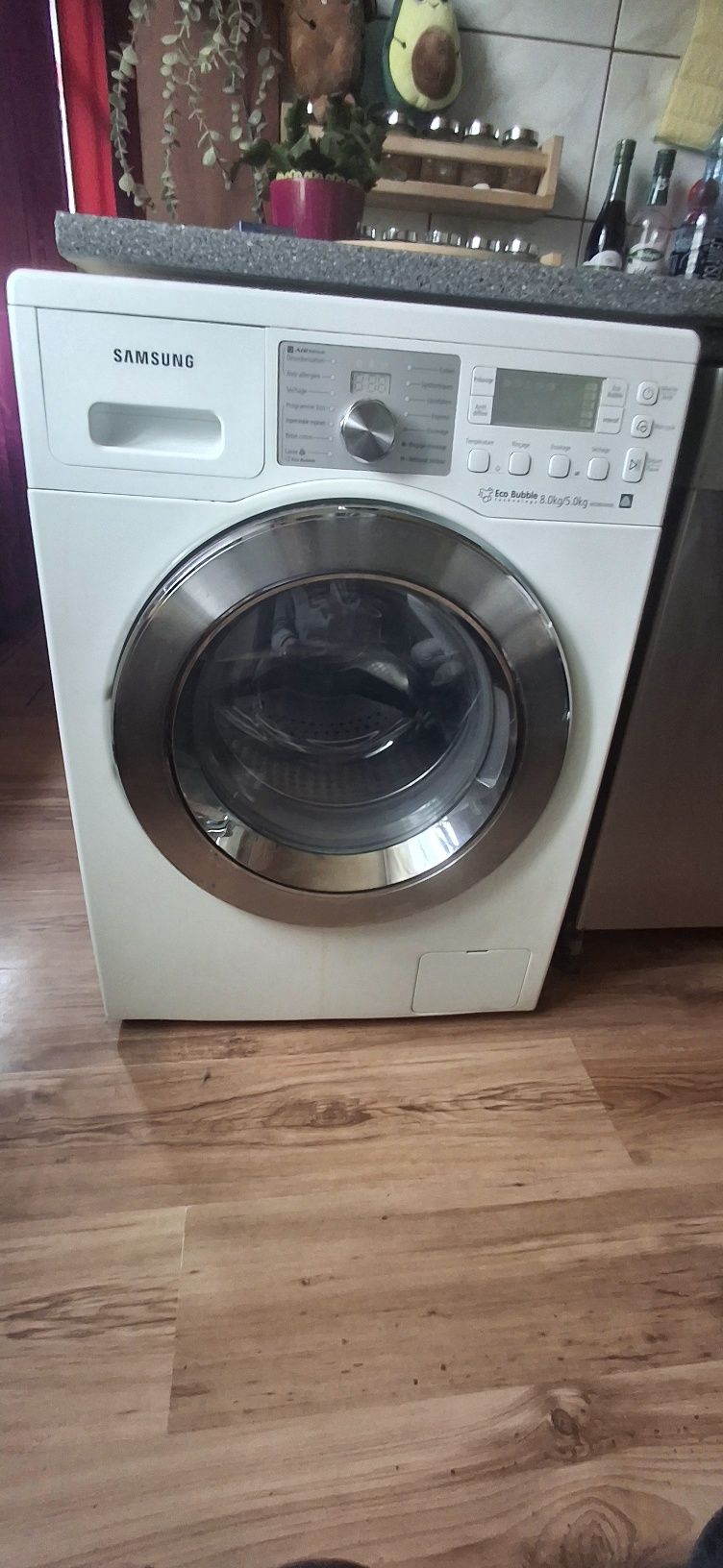 Pralko suszarka samsung eco bubble 8 kg