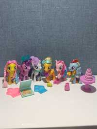 Zestaw MLP Mane 6 dużo akcesorii G4 Hasbro kucyk figurka