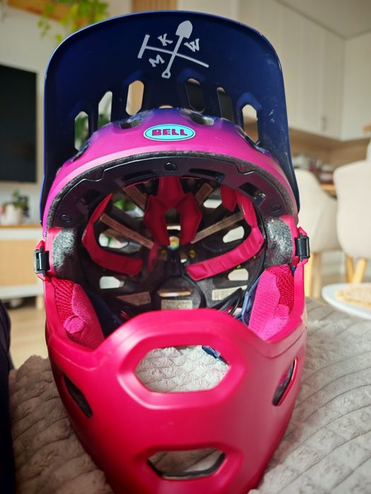 Kask enduro DH Bell Super 3R Mips Fullface rozmiar M
