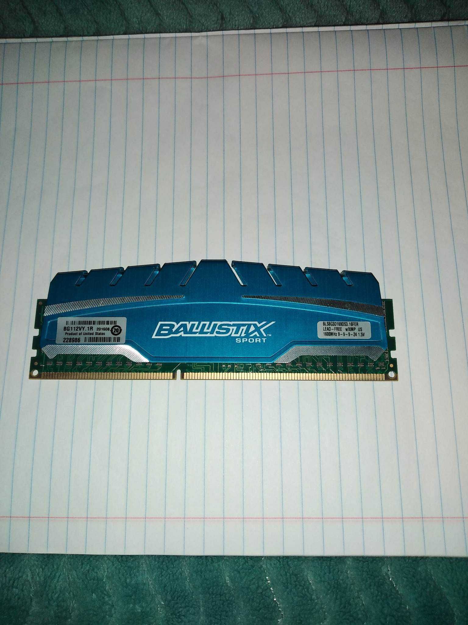 memorias crucial ballistix sport