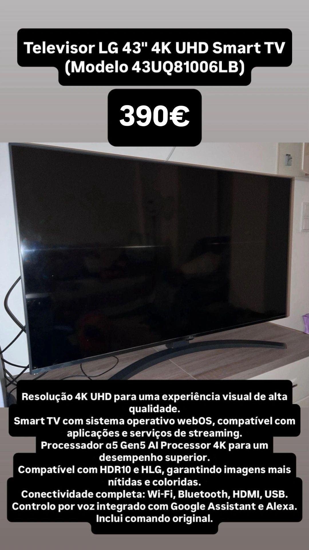 LG SmarTV 4k nova