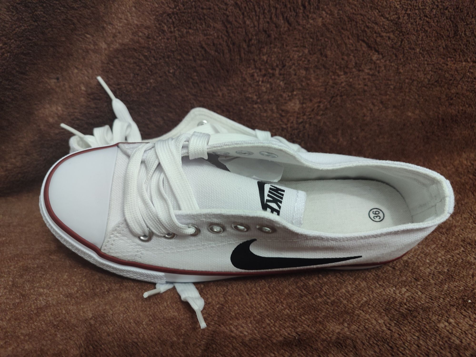 Buty damskie trampki białe