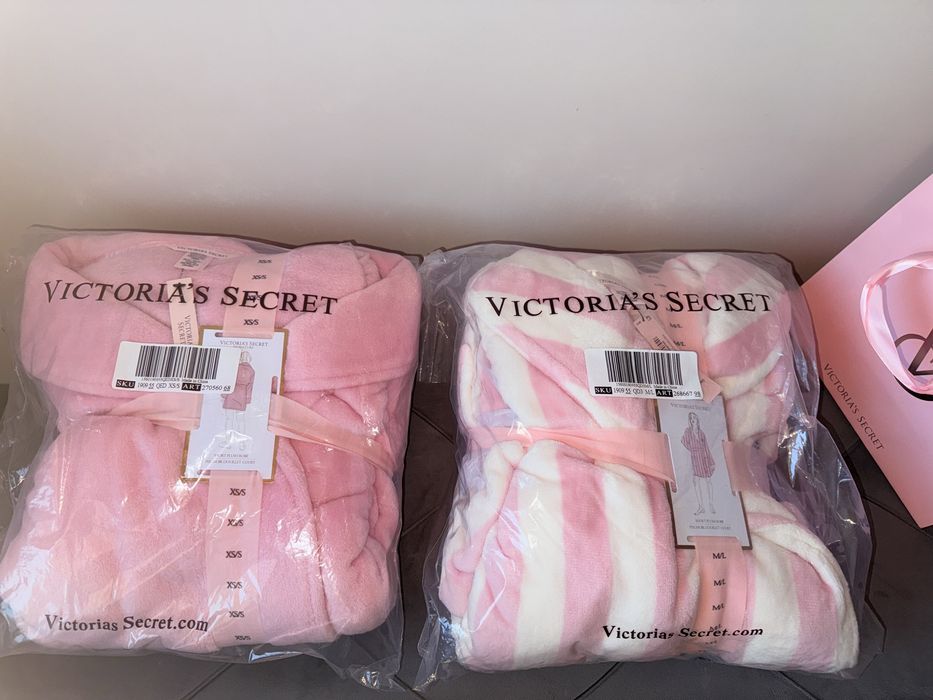 Теплі халати Вікторія сікрет новинки , плюшевий халат Victorias Secret