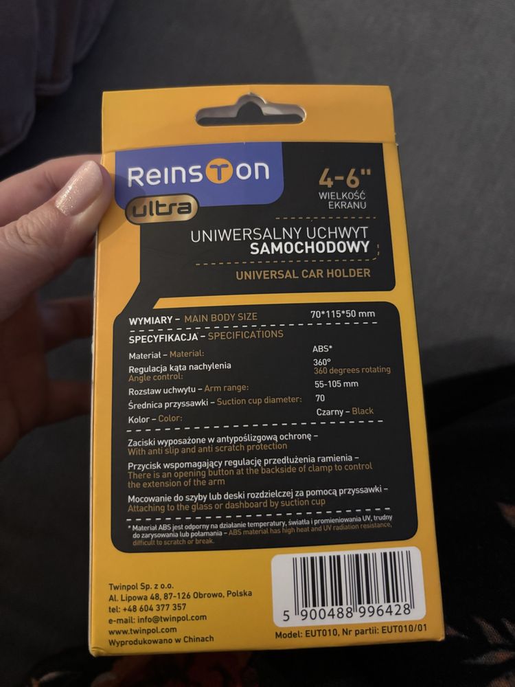 Sprzedam uniwersalny uchwyt samochodowy ReinSton Ultra!