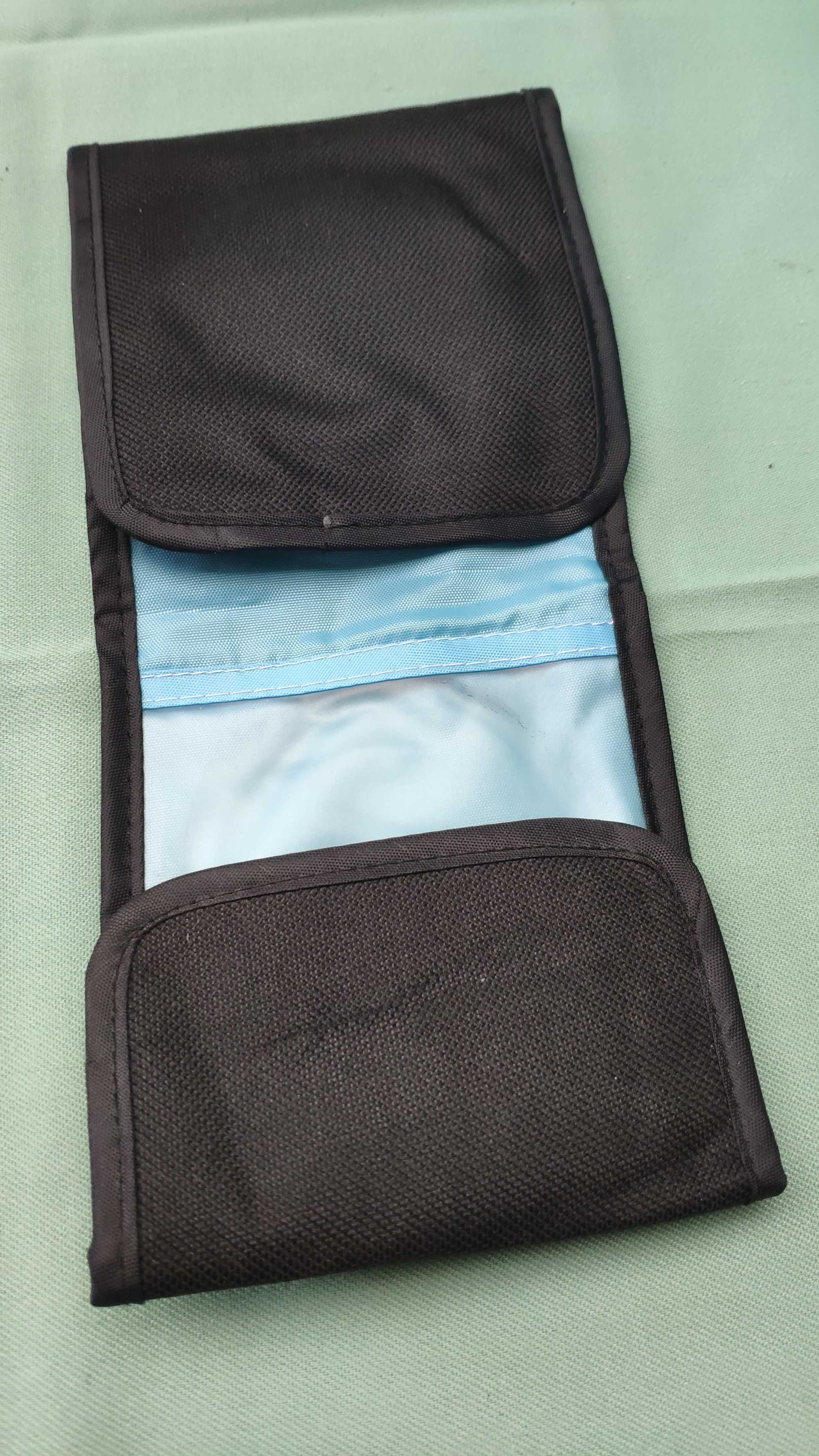Bolsa porta filtros fotográficos filtros UV circulares