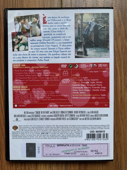 Serenata à Chuva - 2 dvds