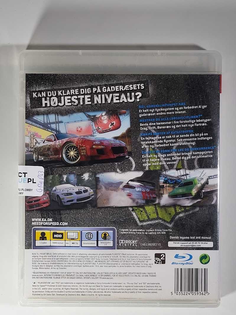 Need for Speed ProStreet / Gra PS3 / Sklep Perfect Blue / Skup gier