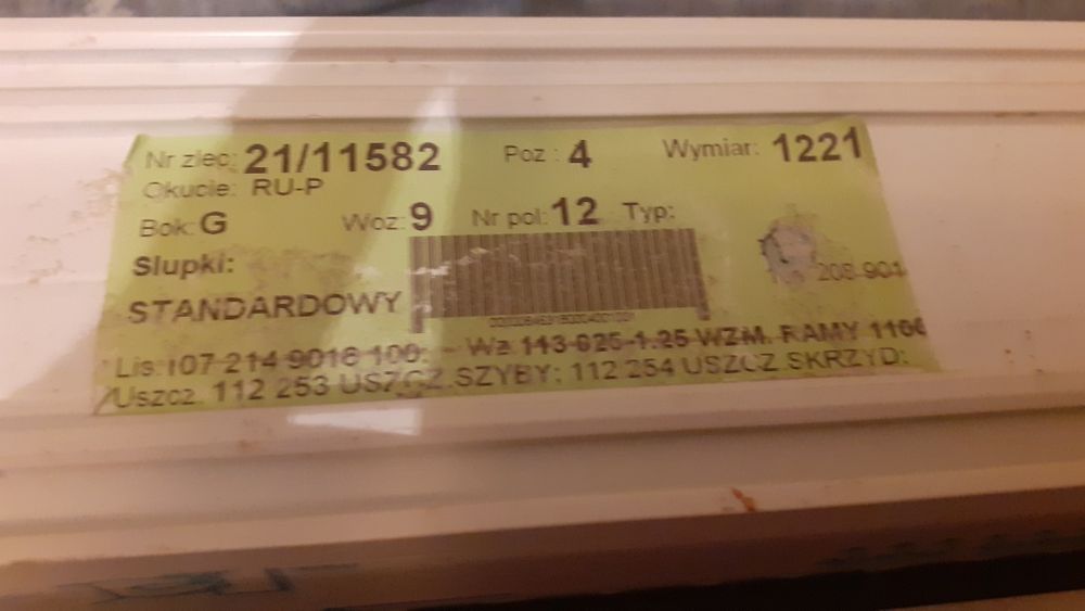 Okno Veka białe nowe