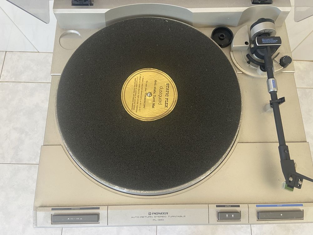 Gira discos pioneer PL340