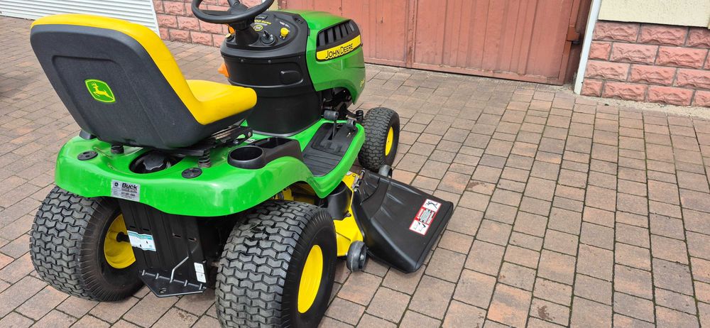 kosiarka traktorek john deere e140 jak nowy
