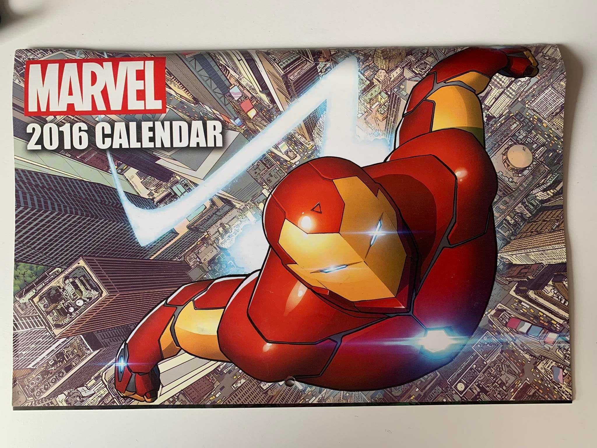 Marvel Calendar 2016 kalendarz 25x17cm