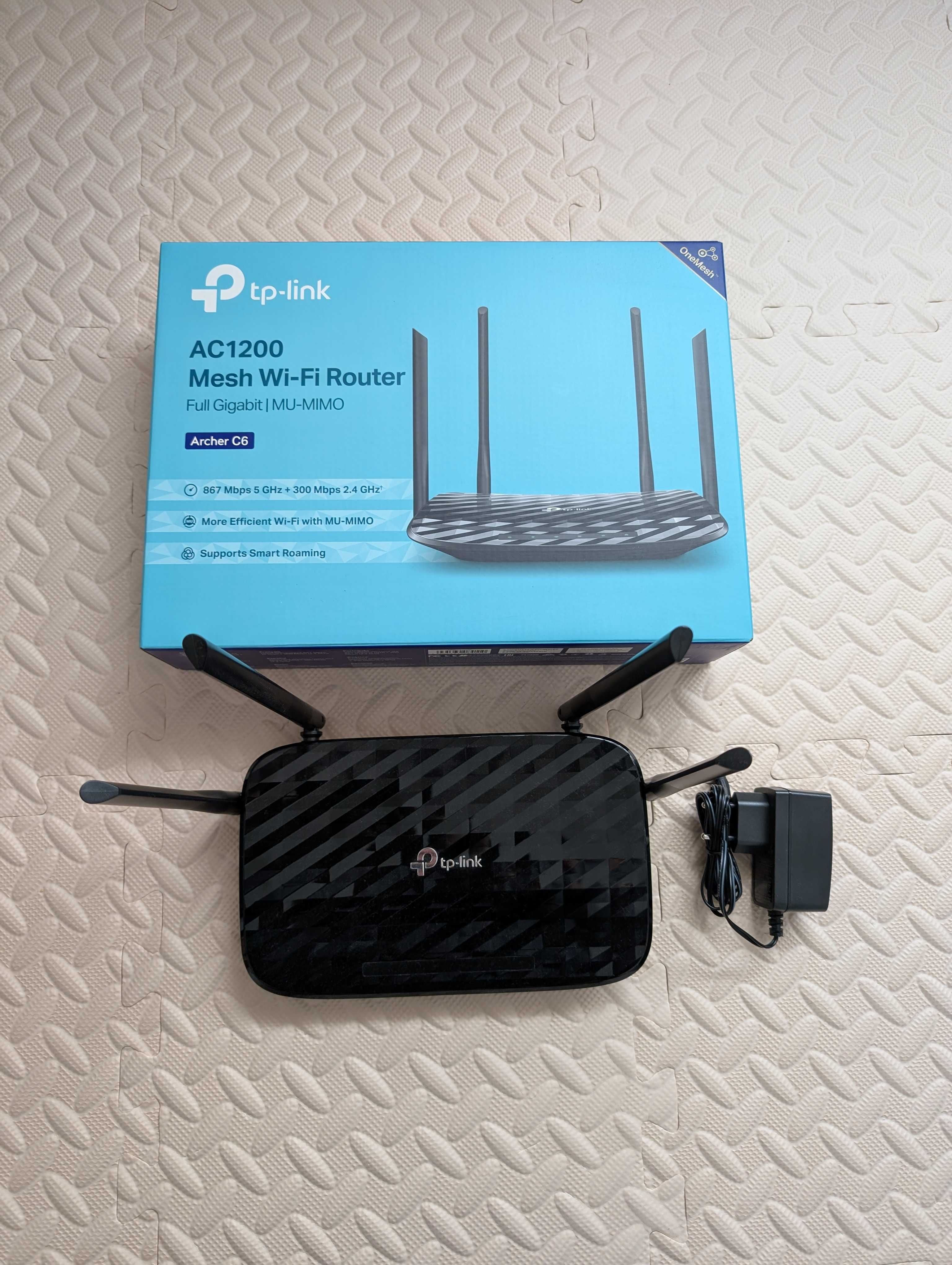 Router TP-Link Archer C6 AC1200 Dual-Band WiFi 5 Gigabit