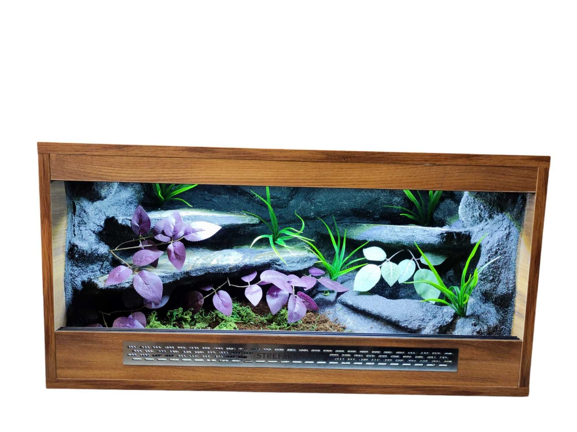 Terrarium tropikalne nr699 80/40/40 dla węża boa pyton DOSTĘPNE