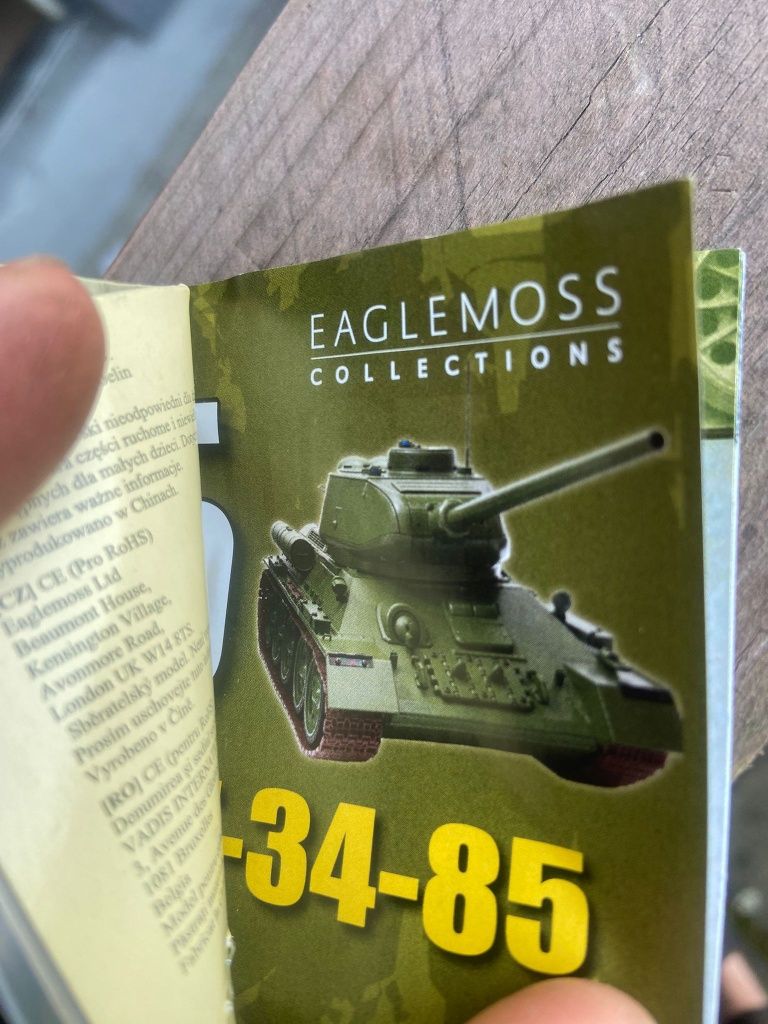 T 34 kompletny model czołgu Eaglomoss do złożenia 153 numery Wysyłka