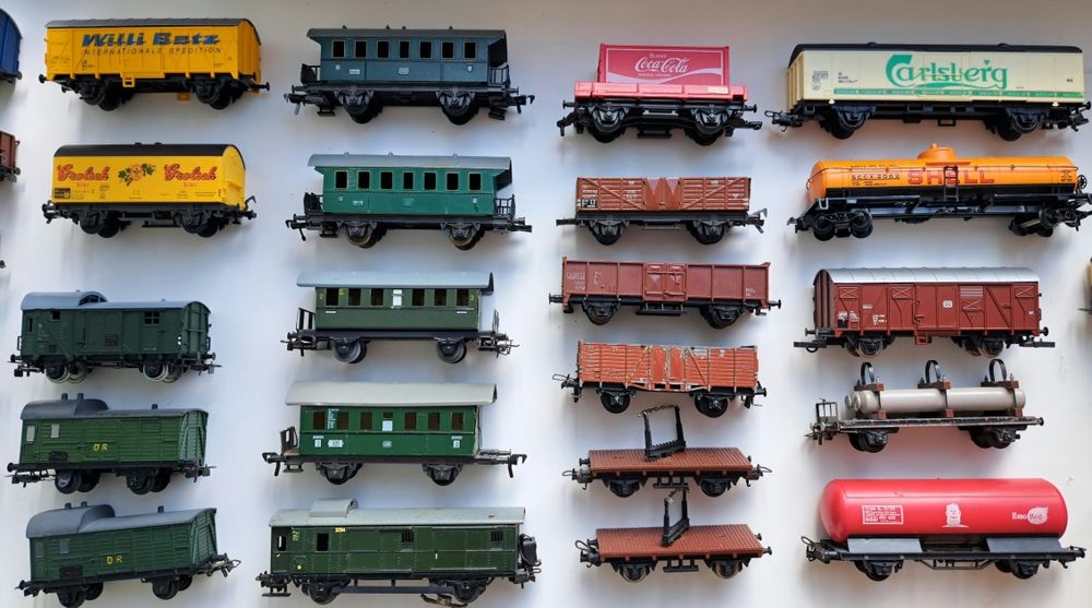 Товарные вагоны PIKO, ROCO, Lima, TRIX HO(1:87)