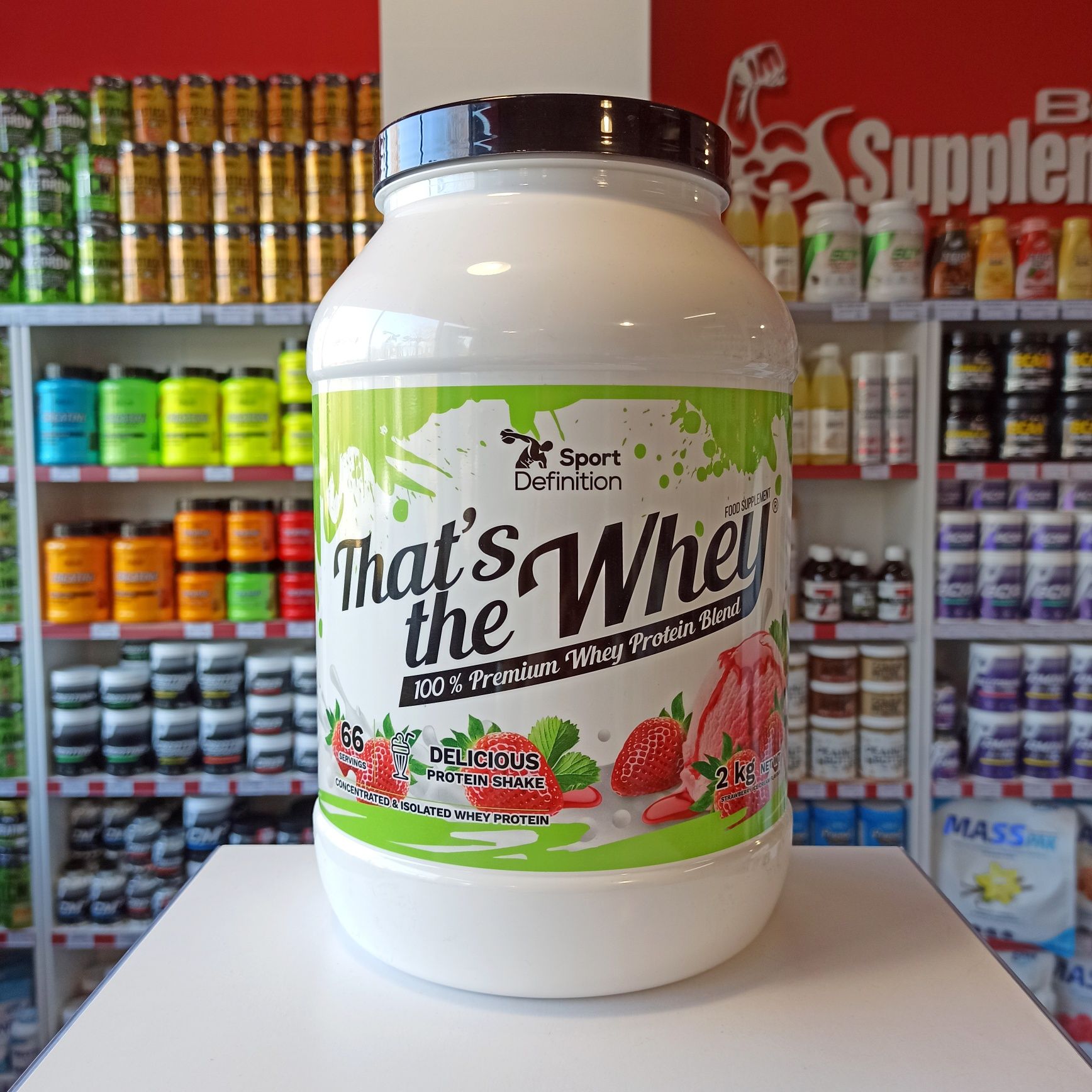 That's The Whey 2000g Białko WPC WPI Odżywka Białkowa lody truskawkowe