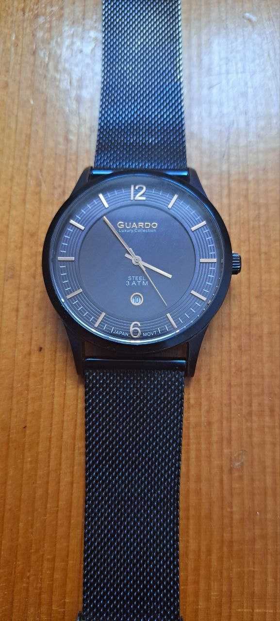 годинник Guardo S01254(m) BlBl браслетV кварц.