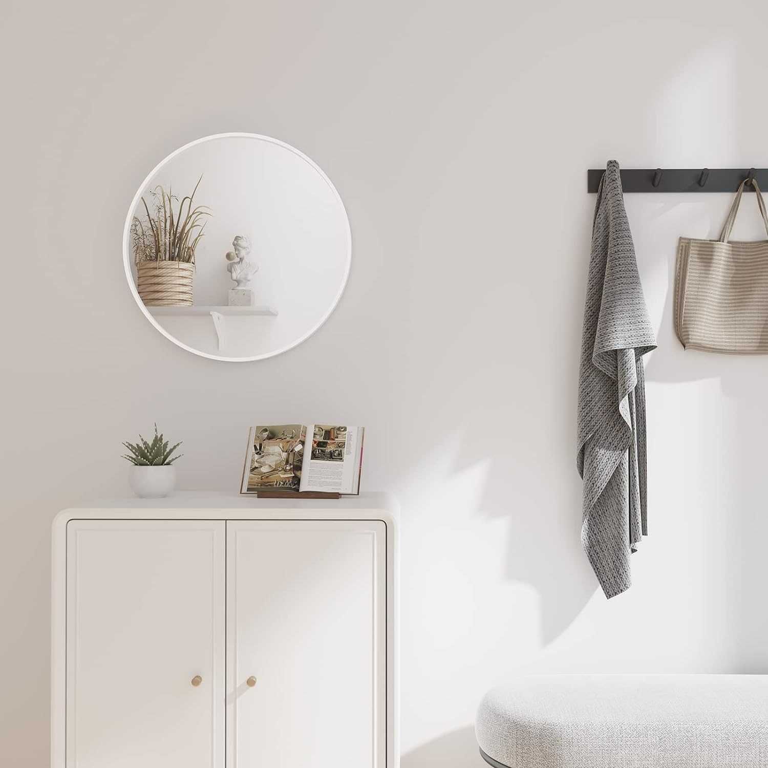 Nowe lustro okrągłe / lusterko / 40 cm / szkło hartowane !2609!