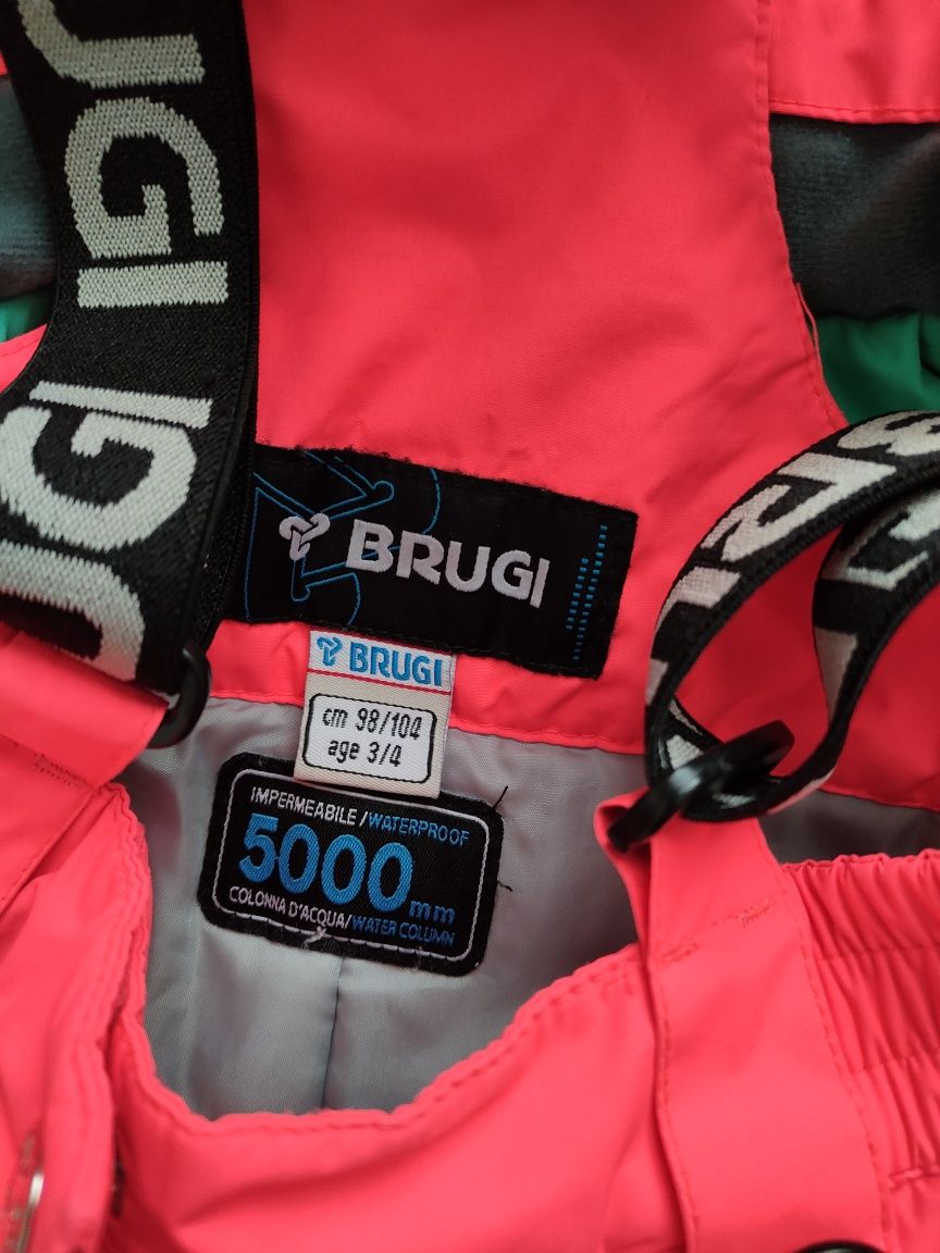 Kurtka narciarska Brugi+ spodnie 98/104