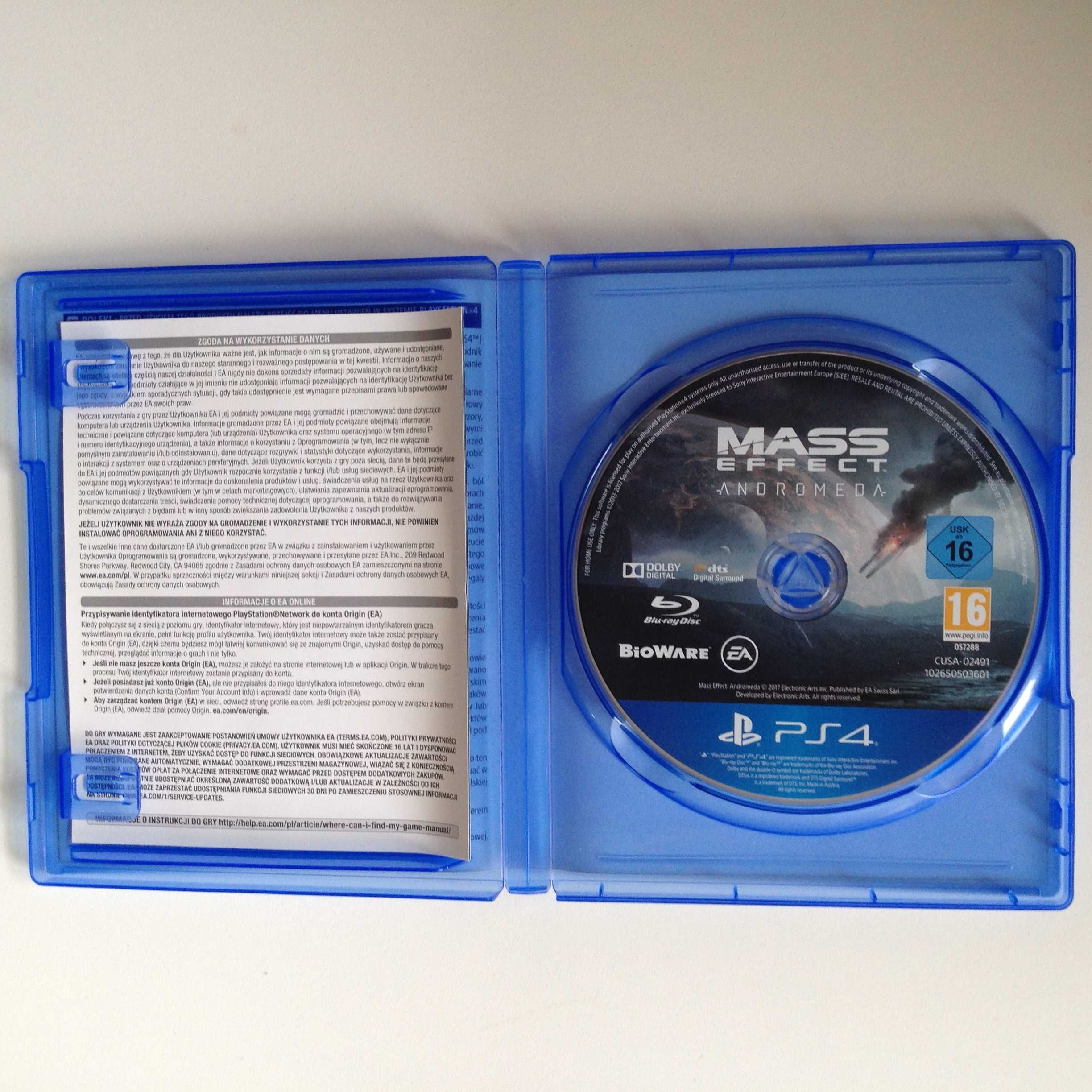 Mas Effect Andromeda PlayStation 4 PS4 PL Sklep W-wa Ursynów