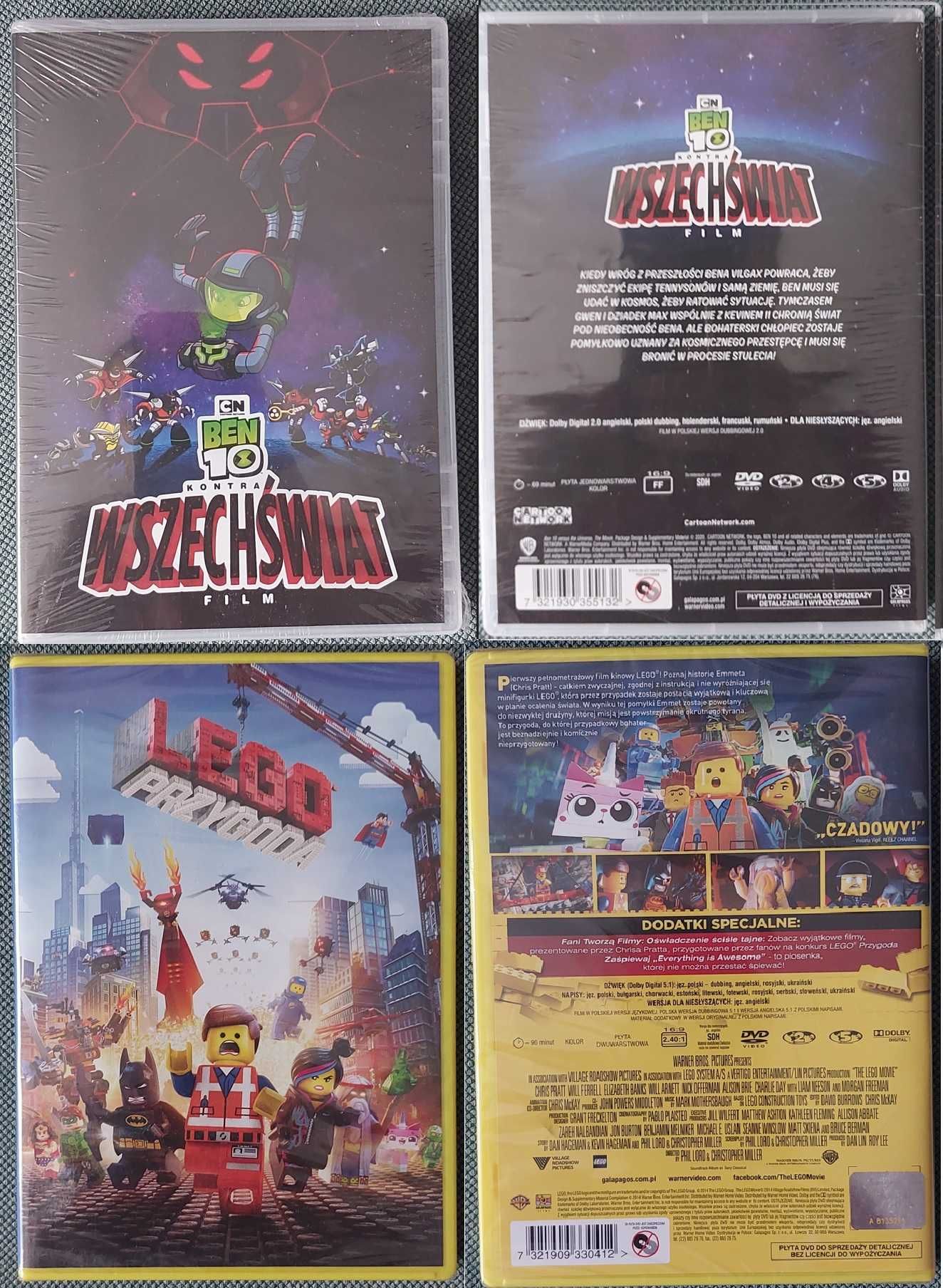 Lego Movie Lego Przygoda DVD Ben 10 Ben Ten