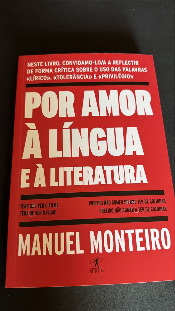 Por amor à língua e à litaratura - Manuel Monteiro